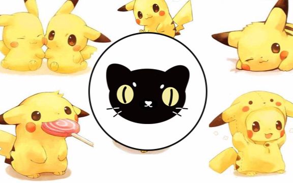 【一只创意猫】3分钟马克笔简笔画教程涂一只皮卡丘