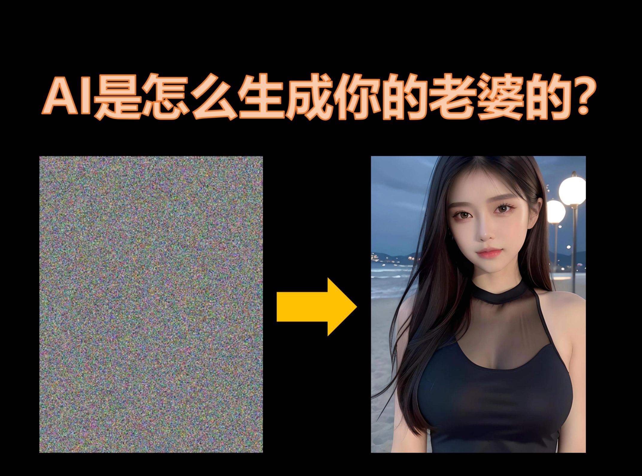 【硬核科普】清华AI博士教你AI是怎么生成图片和视频的