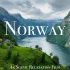 挪威4K -带鼓舞人心的音乐的风景放松电影