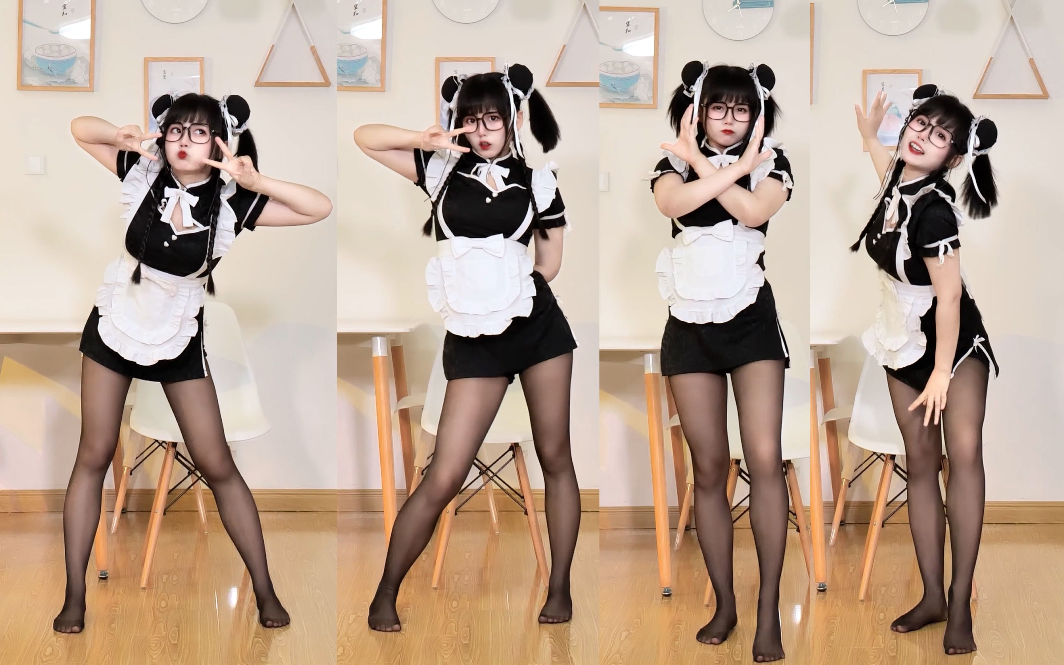 Your cheongsam maid is doing an otaku dance! Choo, diversity!
