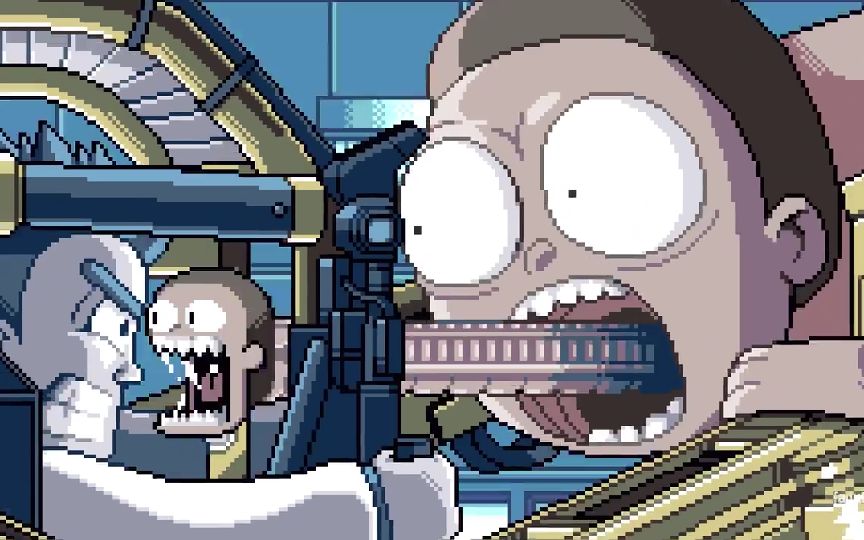 Rick and Morty【瑞克和莫蒂】官方8-bit系列：Rick TV