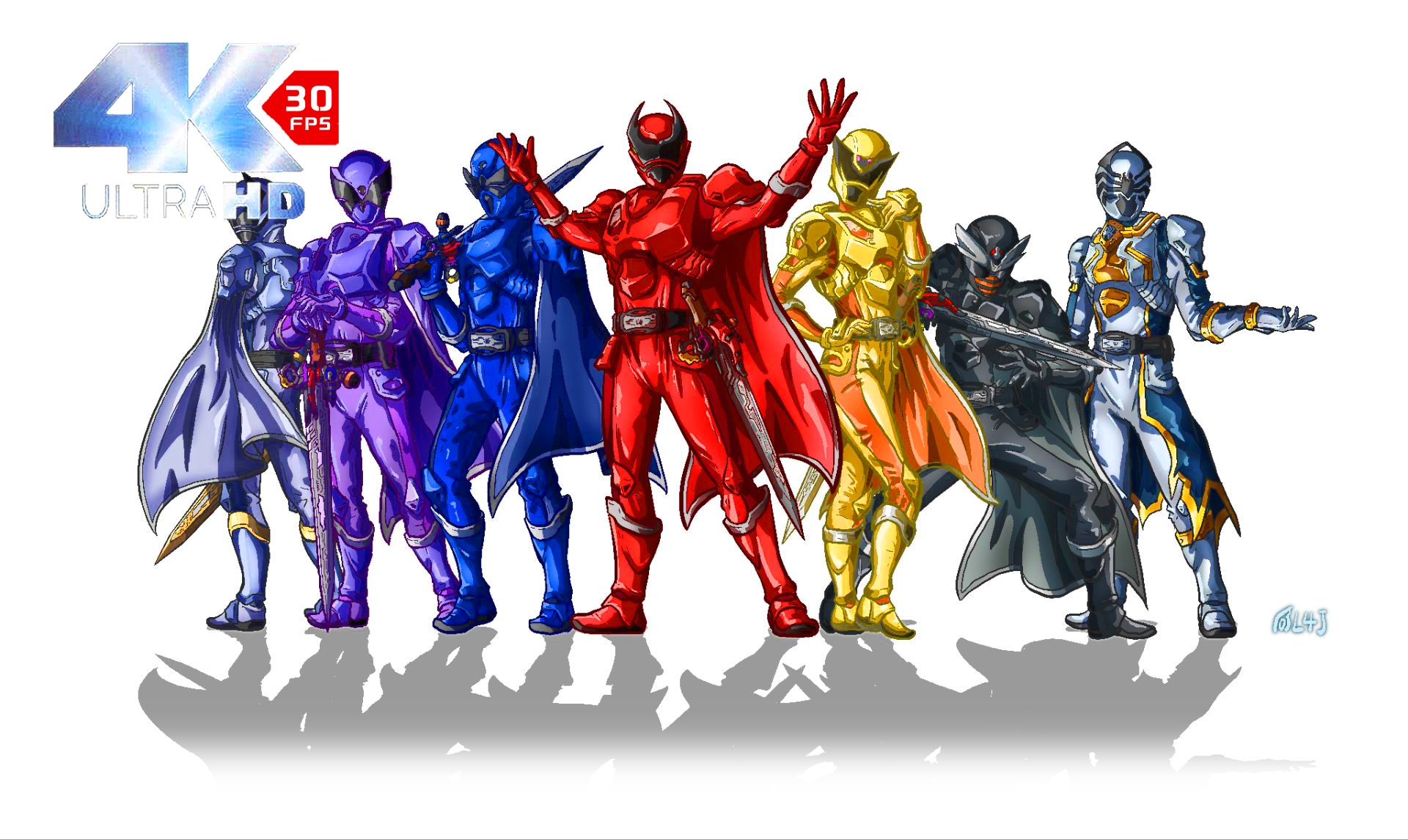 「𝟰𝗞」王铠武装！超王者·全形态变身合集（截至虫王战队48话&兽电战队强龙者）