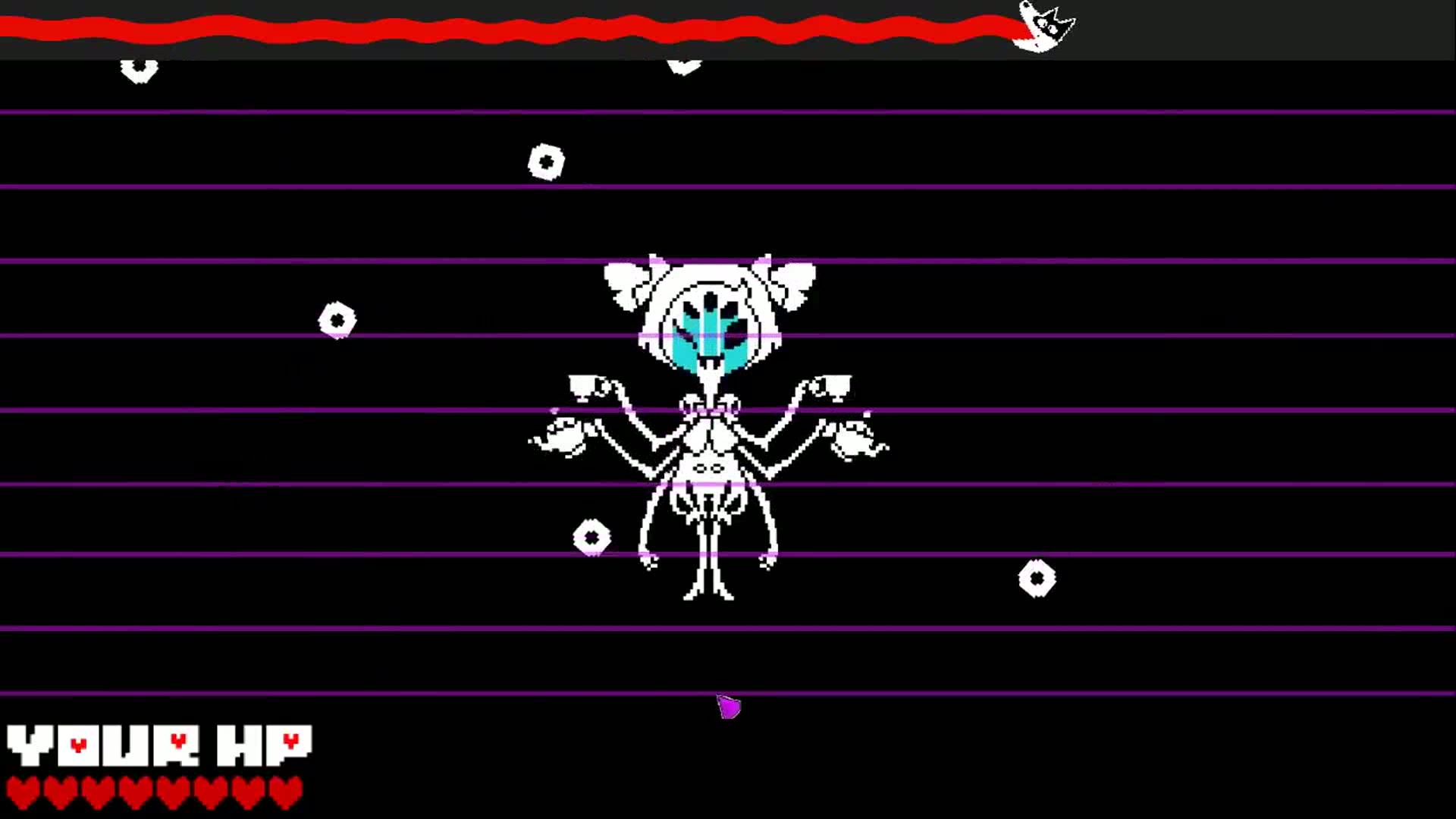 clickertale 2 - 蜘蛛(muffet)boss战!