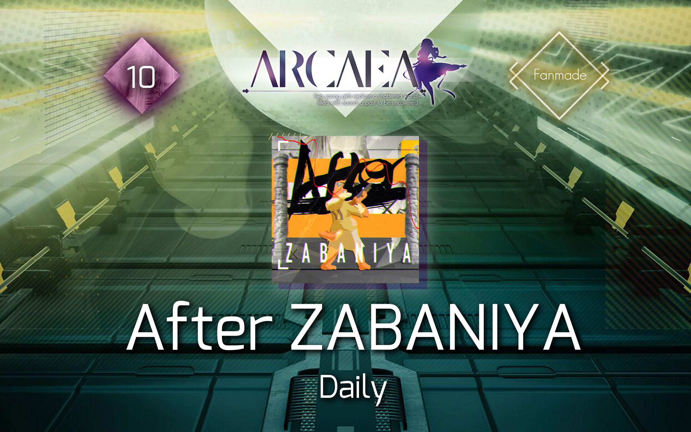 【Arcaea自制/AOFXVI】 After ZABANIYA - Daily天利 FTR 10 谱面预览