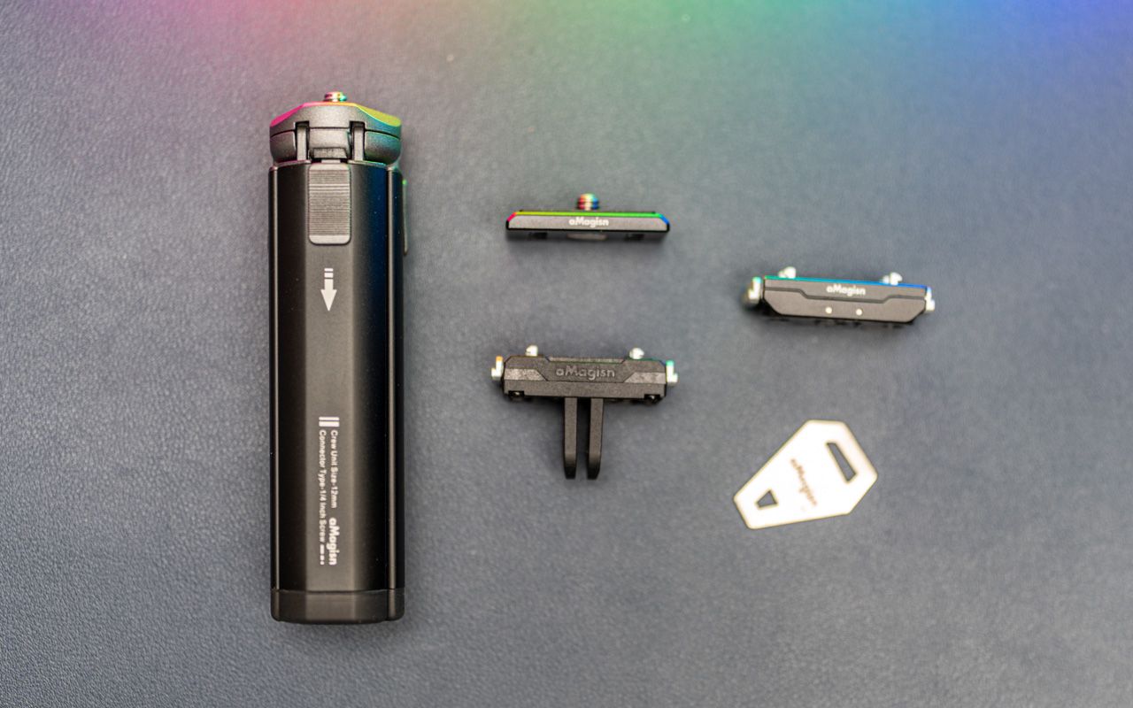 【阿迈】Insta360 高性价比磁吸快拆套件以及配套的全金属三脚架 aMagisn Quick Release and Tripod