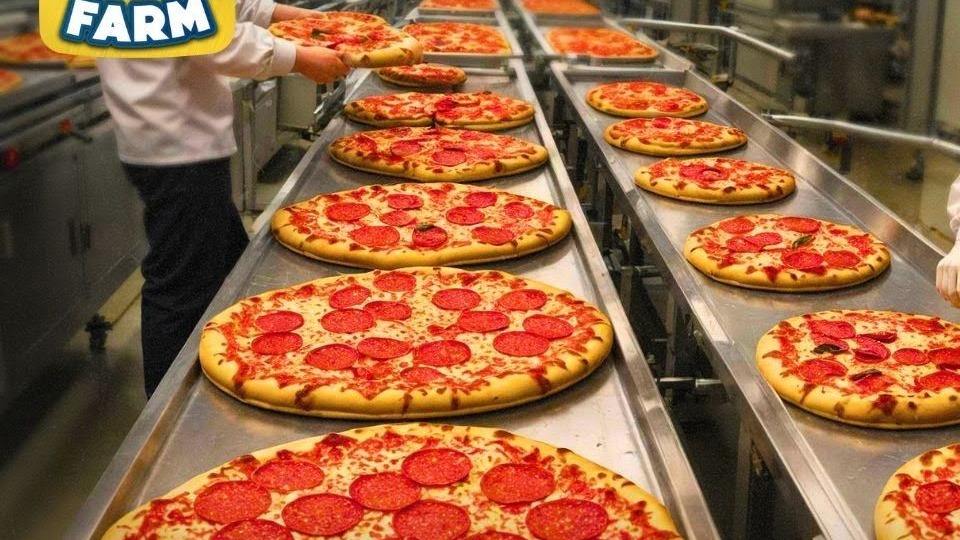自动化工厂揭秘：冷冻披萨从面团到包装的全流程解析