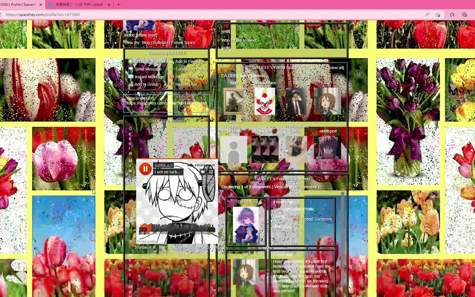 SpaceHey是像一个myspace网站_哔哩哔哩_bilibili