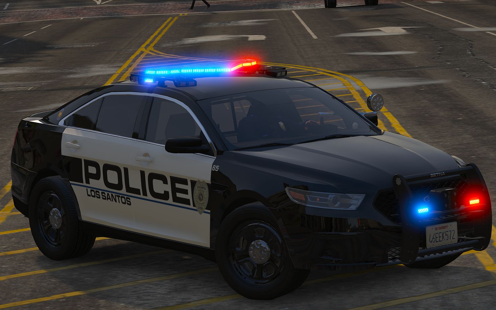 gta5福特金牛座巡逻警车mod模组