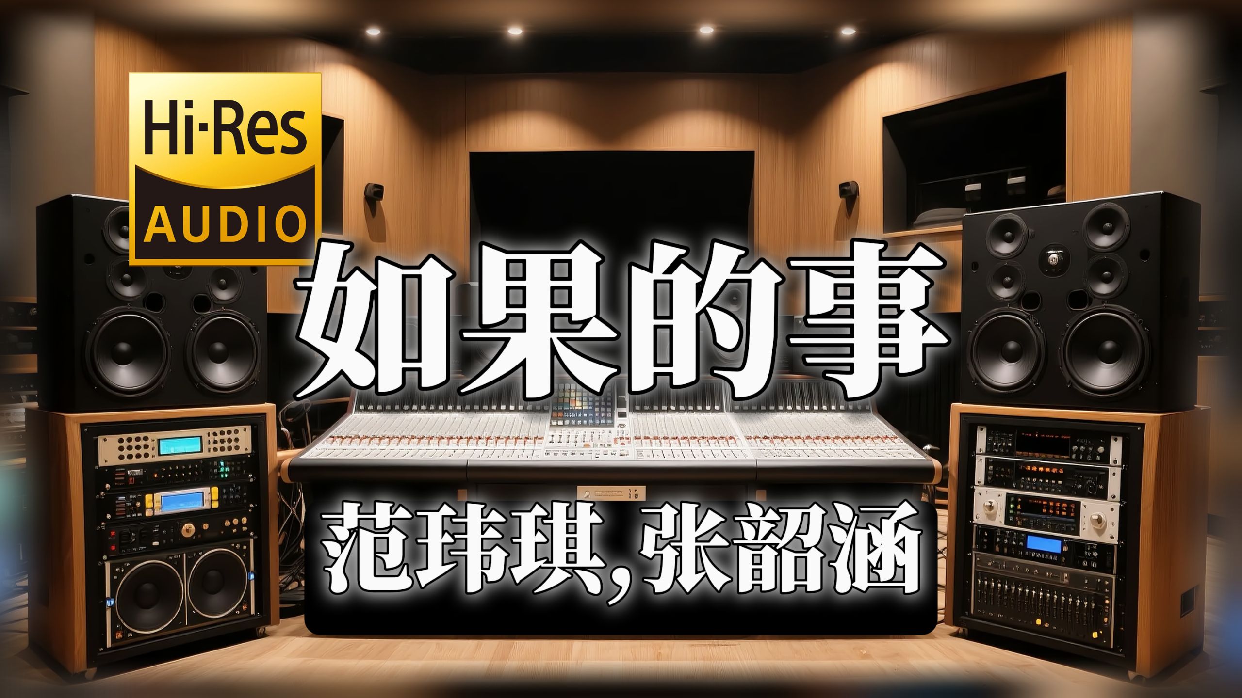 【𝐇𝐢-𝐑𝐞𝐬无损音质】｜《如果的事》- 范玮琪,张韶涵 -‘我只要你一件如果的事 我会奋不顾身地去爱你’