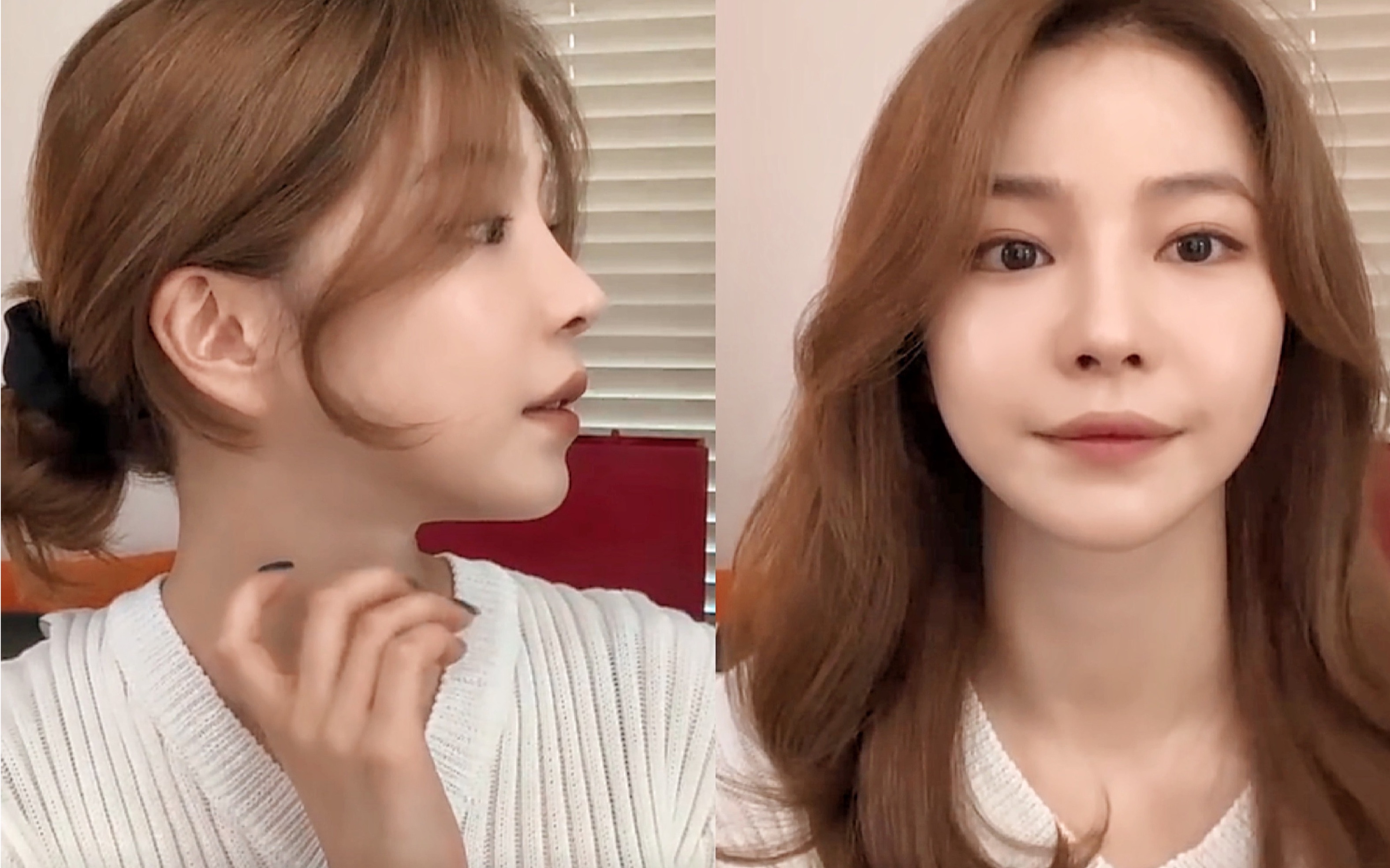 【JS中字】韩国女生快速发型打理！自己也可以打造高级优雅的感觉 |yoonmida