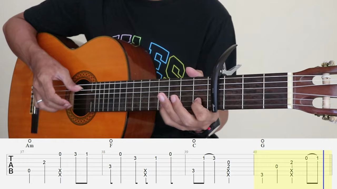 指弹吉他 CAN WE KISS FOREVER （带谱）_哔哩哔哩_bilibili