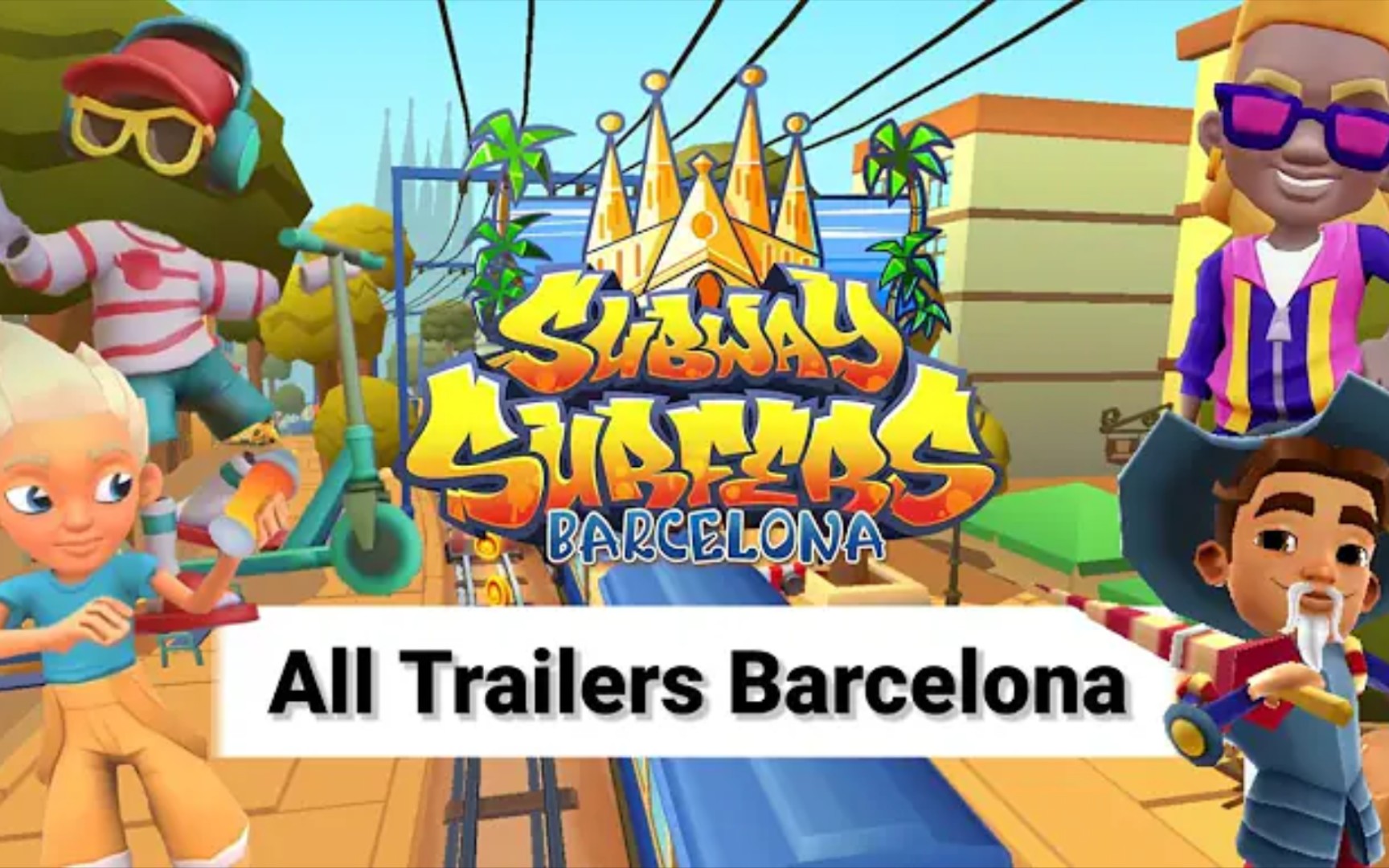 Subway Surfers All Trailers Copenhagen Denmark 2017 - 2023 [OFFICIAL]