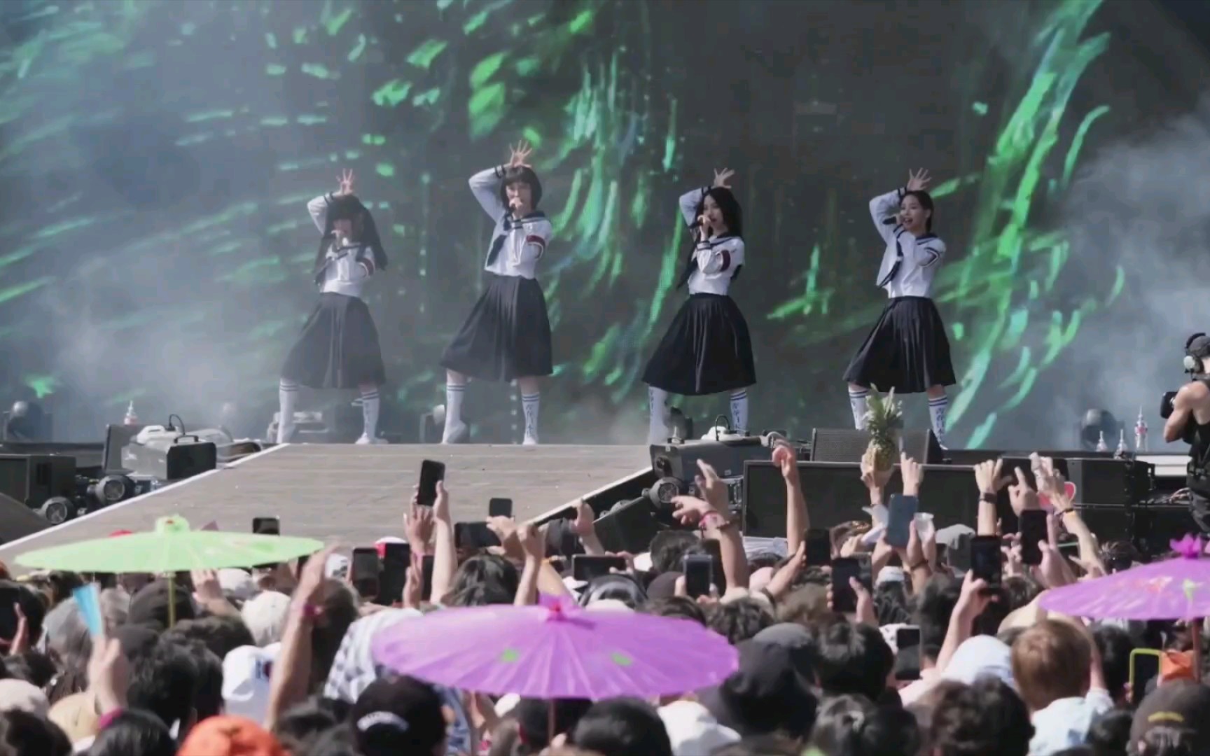 [自存]88rising 2022 音乐节(LA) ATARASHII GAKKO! 'Pineapple Kryptonite' 舞台官方拍摄&饭拍