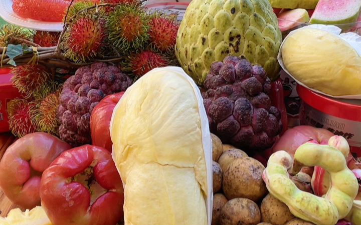 泰国美食：11月份的热带水果大集合一次性把热带水果吃到爽