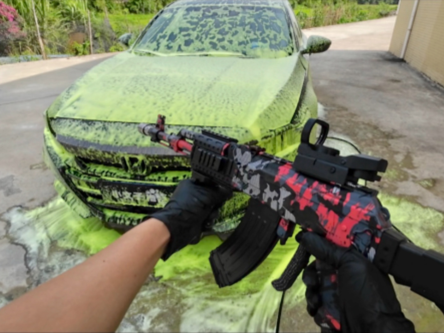 M762洗车枪就是猛！！
