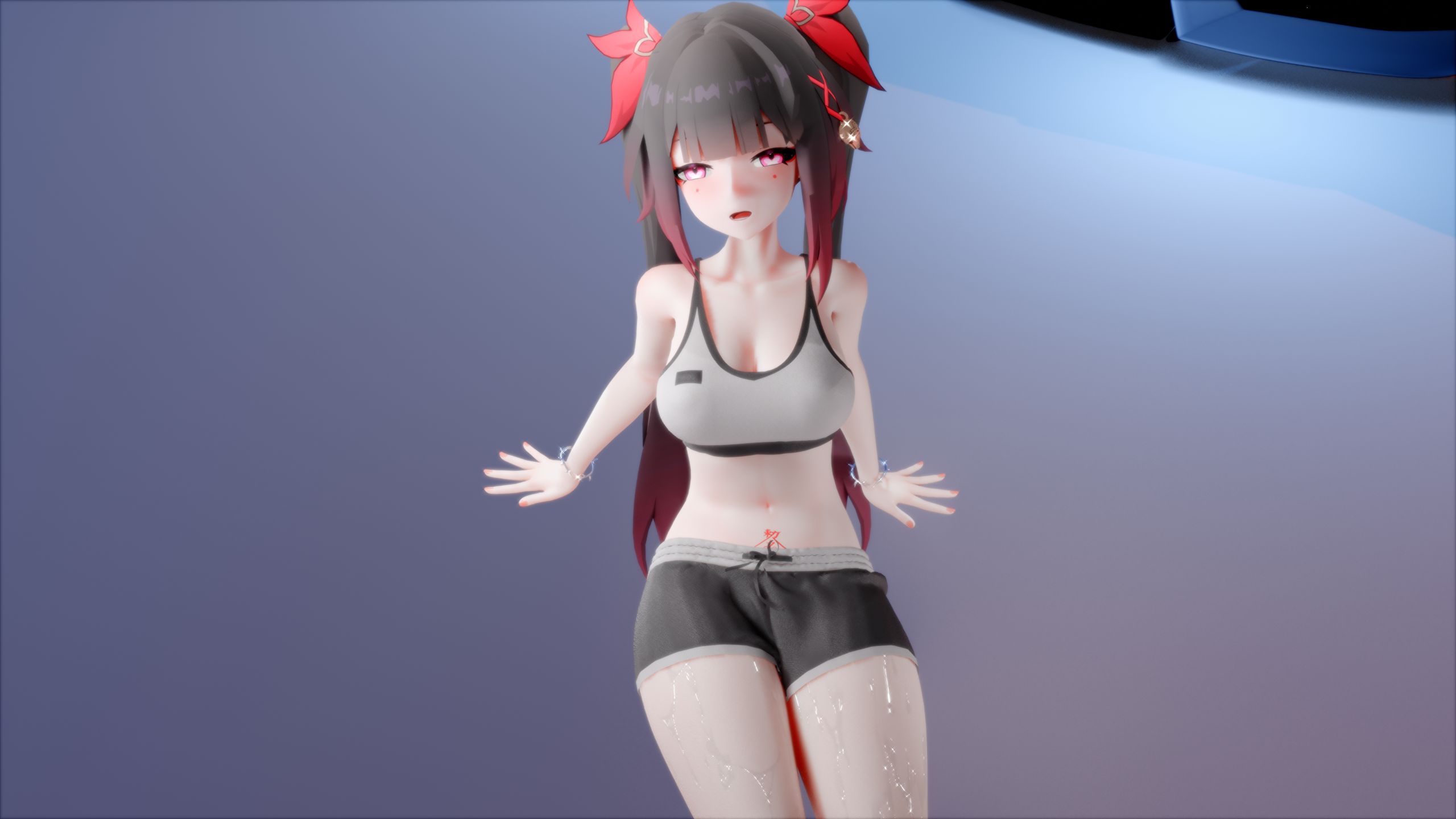 花火可爱咧，一身孩子气