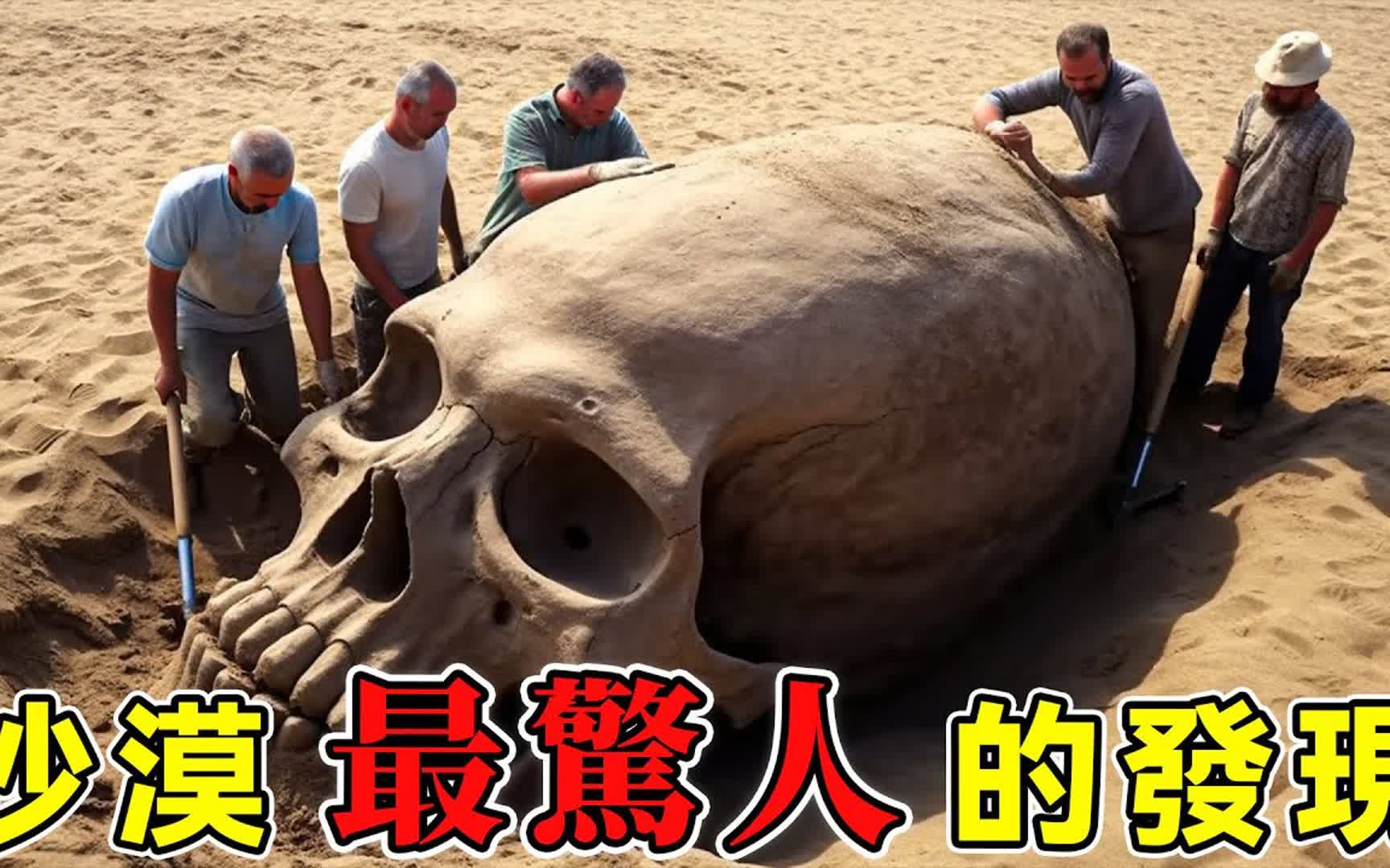 考古学家在撒哈拉沙漠发现的巨人头骨，彻底改变人类历史，令世界震惊的15个沙漠发现