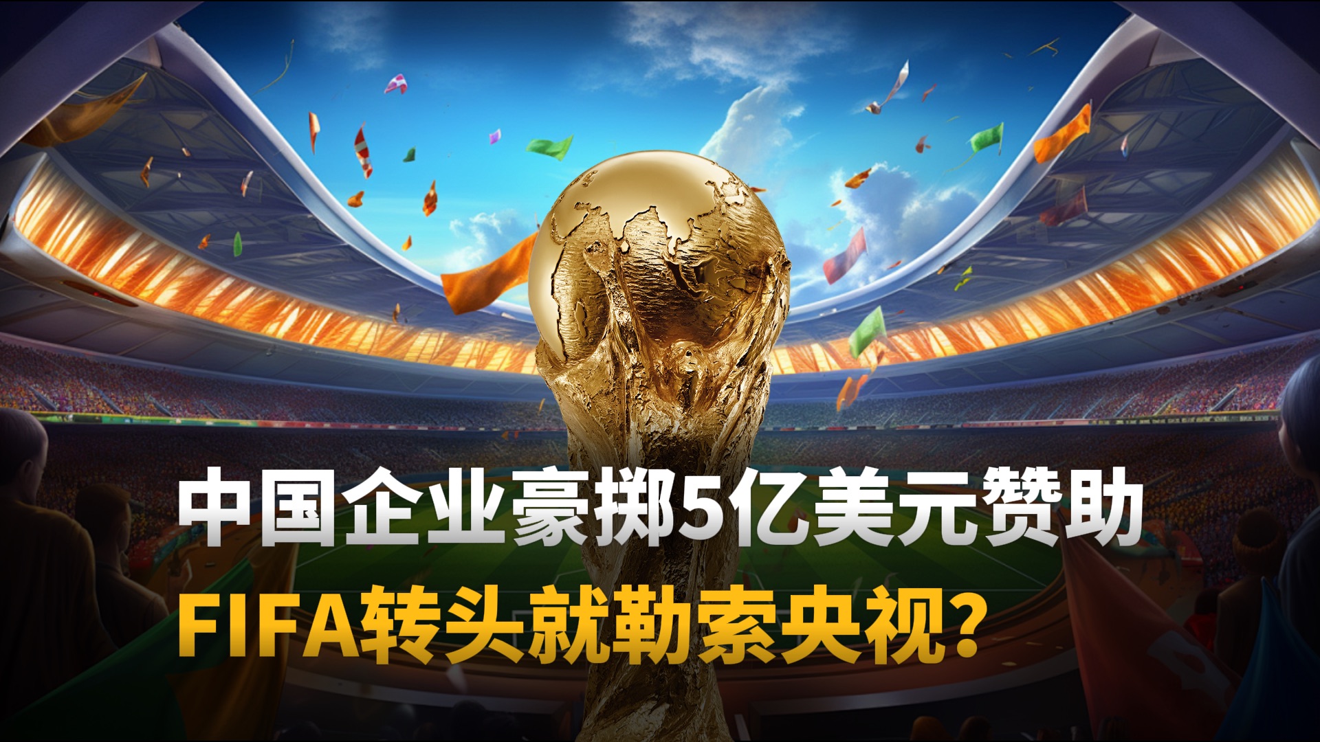 44年首次可能停播！世界杯版权谈崩，央视凭什么惯着FIFA？