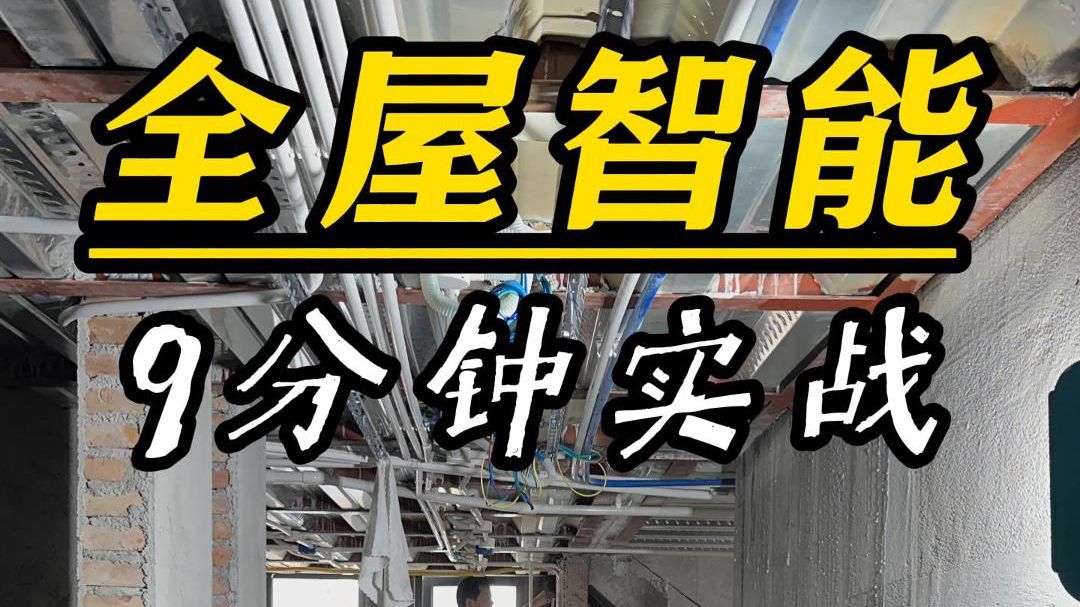 8 分钟吃透全屋智能！电路 + 设备 + 安装 + 调试 + 省钱，一步到位拿捏住💥