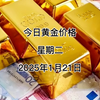 今日黄金多少钱一克？2025年1月21日黄金价格