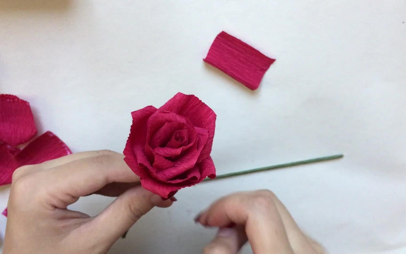 手工玫瑰花折纸方法高清纸玫瑰花制作图解、超详细玫瑰花的折法教程╭★肉丁网