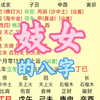 八字有三点，必是妓女