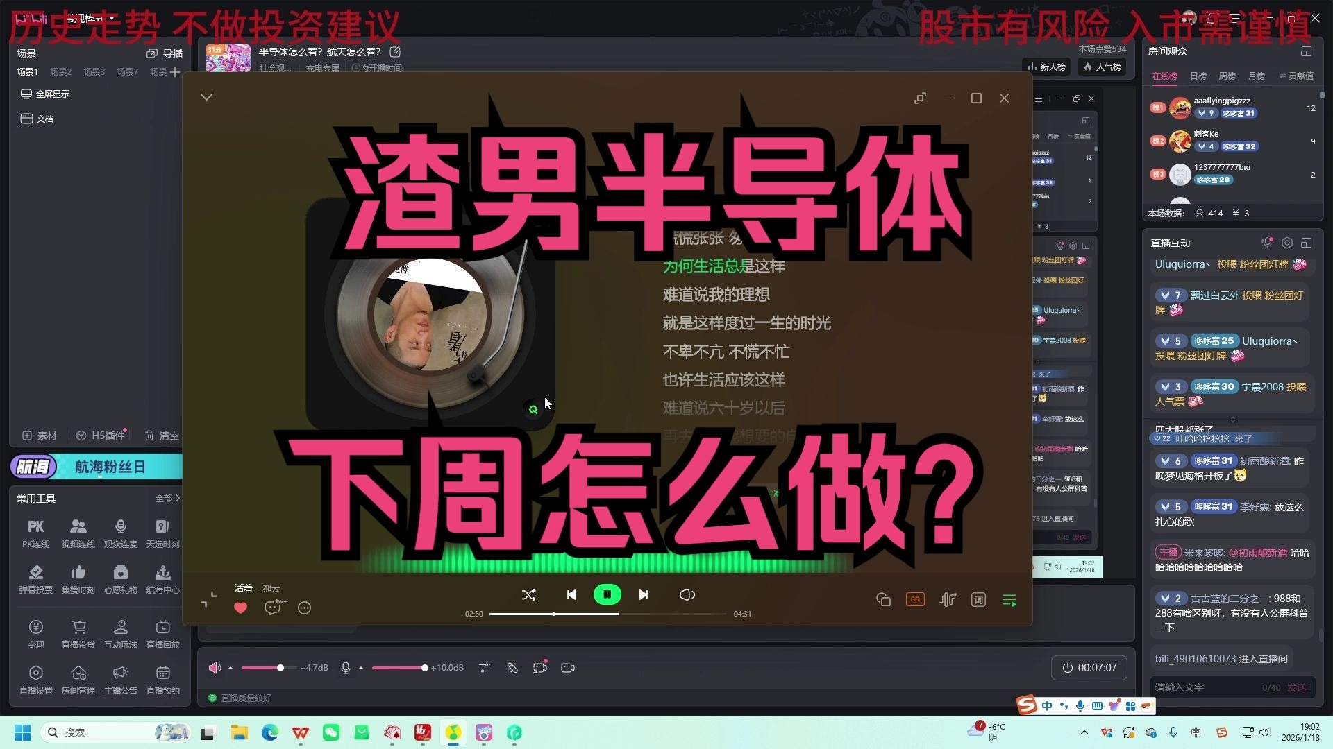 渣男半导体，下周怎么做？A股低保票怎么选？商业航天“去伪存真”，谁是“真”？