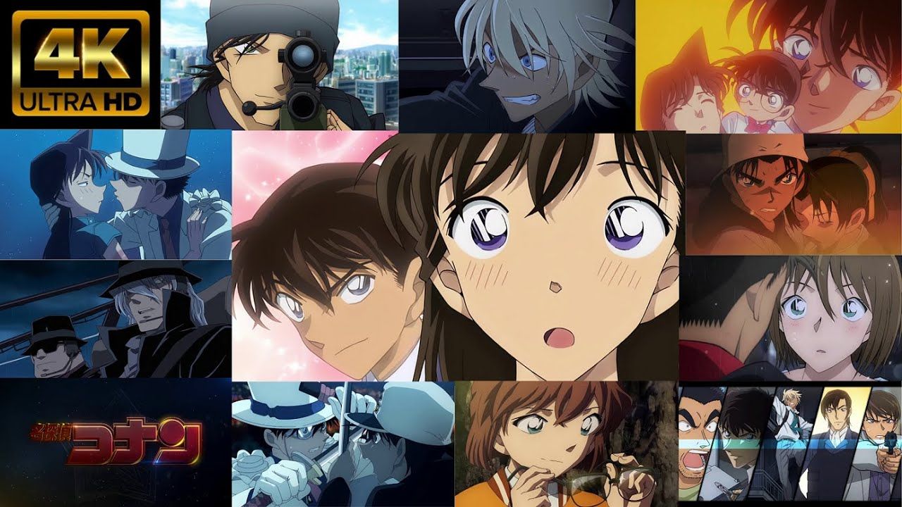 【4K】MAD《名侦探柯南》27部剧场版剪辑「转动命运之轮」ZARD/La Pompon MIX 超分画质增强版 | 作者：misasin