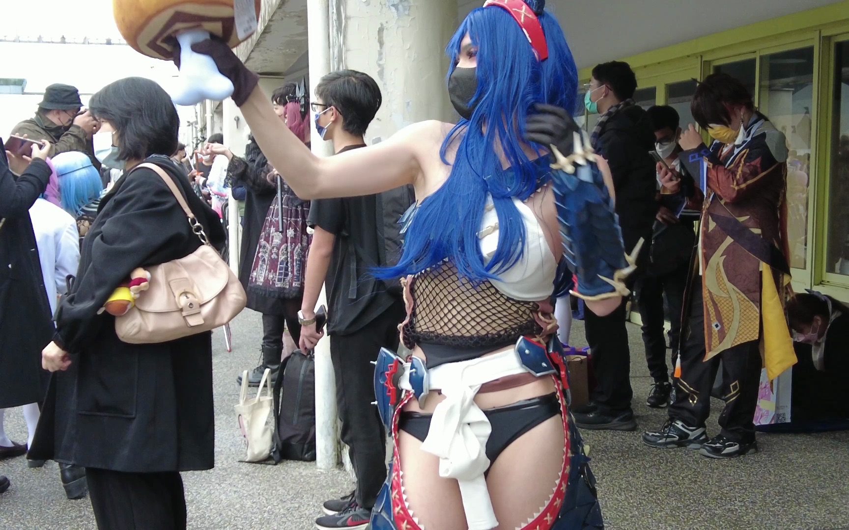 Comic-Con cosplay scene Miss Appreciation