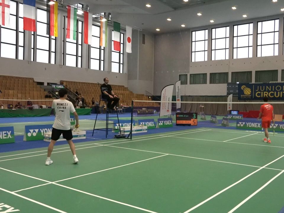 王子峻VS张志杰 2024德国青年羽毛球赛男单决赛