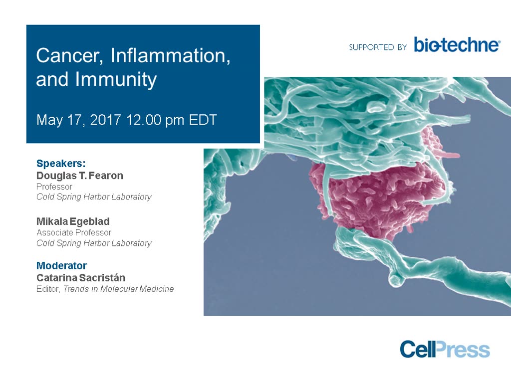 【生肉】【Cell线上讲座】Cancer, Inflammation and Immunity哔哩哔哩bilibili