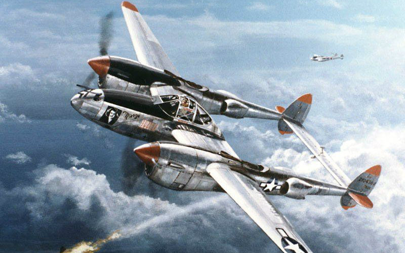 纸飞机】P38闪电重型战斗机_哔哩哔哩(゜-゜)つロ干杯~-bilibili