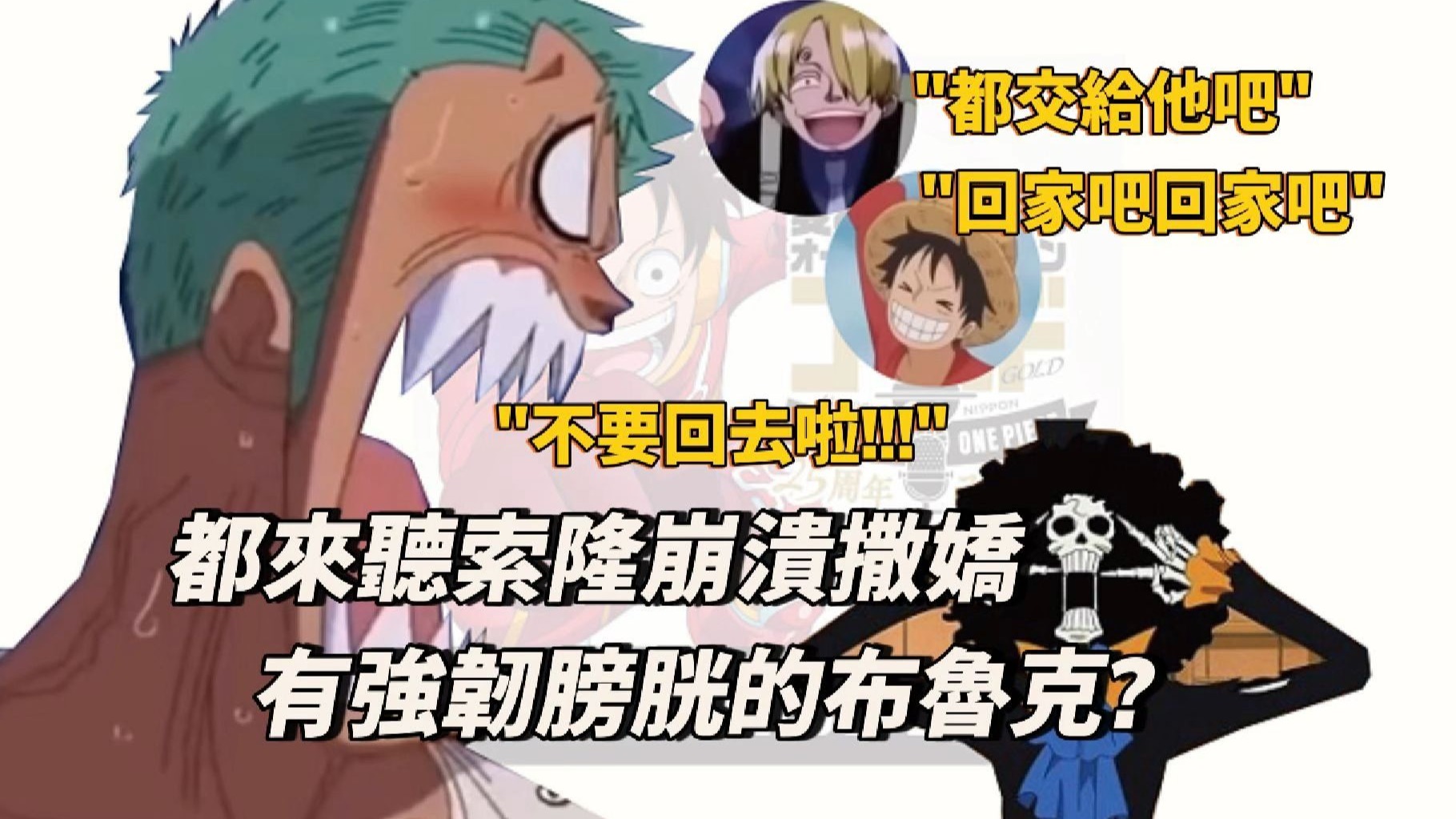 【中字】爆笑!!! 都来听中井和哉崩溃撒娇!!! 布鲁克居然有强韧膀胱??