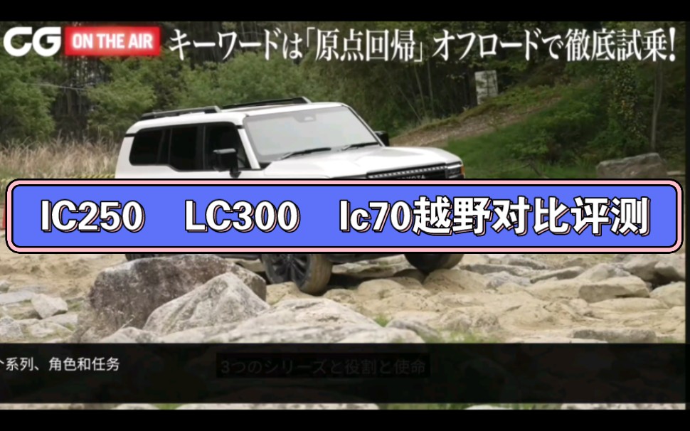 丰田全新普拉多LC250 ，LC300 ，LC70驾乘越野感受最完整对比评测。