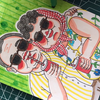 爷爷奶奶简笔画
