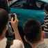 小米SU7 实车的蓝比视频或图片要深