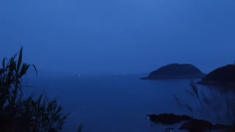 晚风吹拂