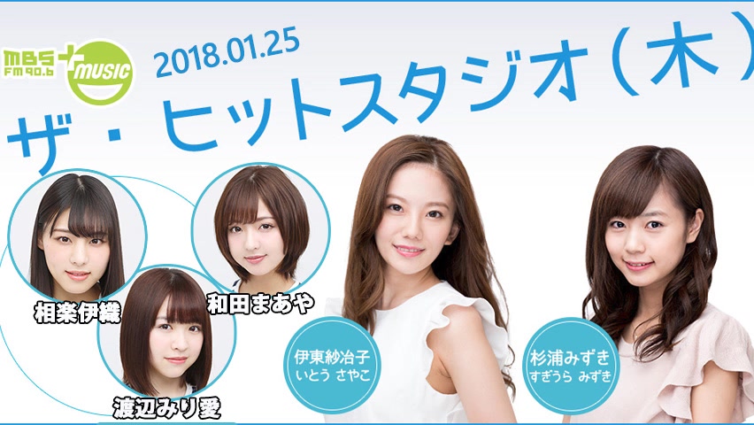 2018.01.25 mbs radio「the hit studio(木)乃木坂46(相楽・渡辺