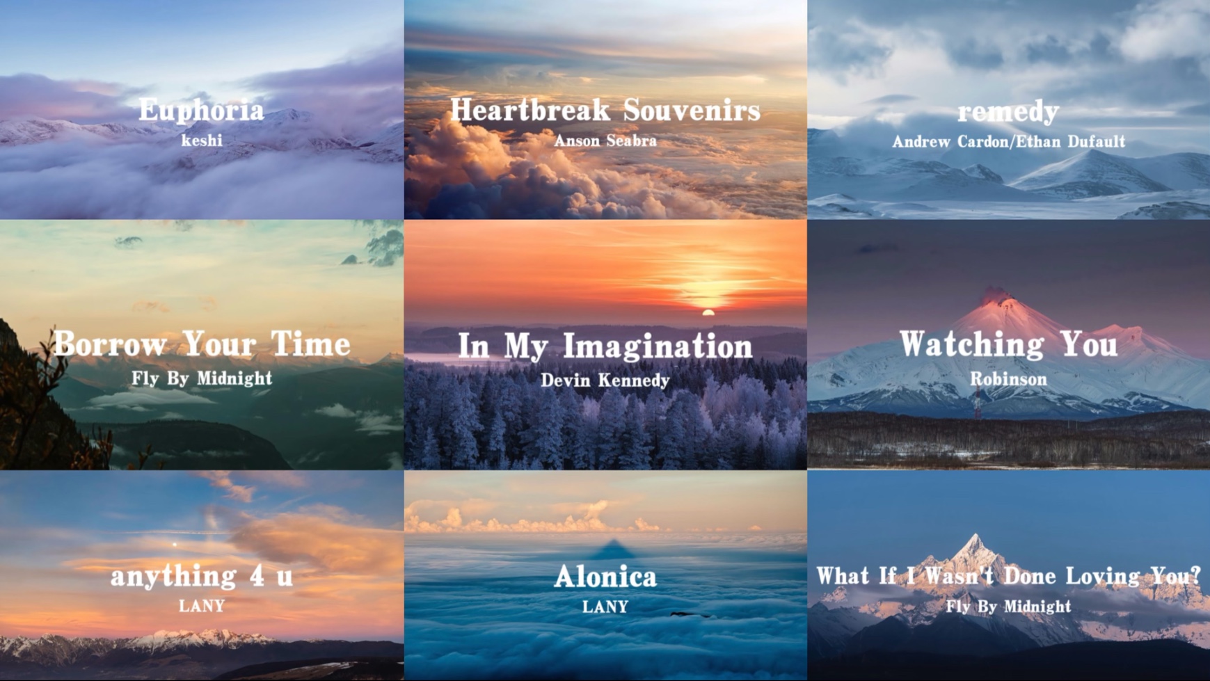 𝙋𝙡𝙖𝙮𝙡𝙞𝙨𝙩｜安静温柔舒适歌单｜忙了一天来听听放松｜专注 休息 学习