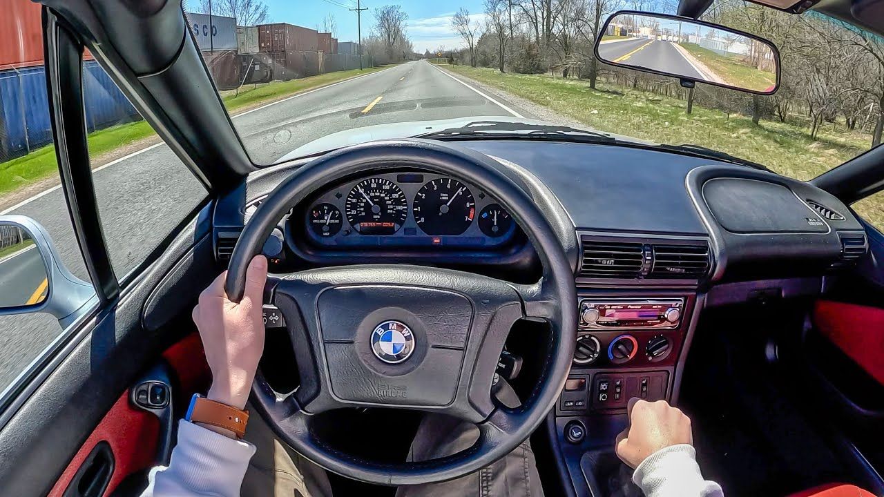 【4K纯享】1996 宝马 BMW Z3  第一视角驾驶 POV