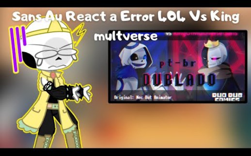 Glitchtale react wiki sans vs error 404 