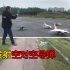 航模飞机“狗斗”，其中Su27携带窜天猴，打击F16