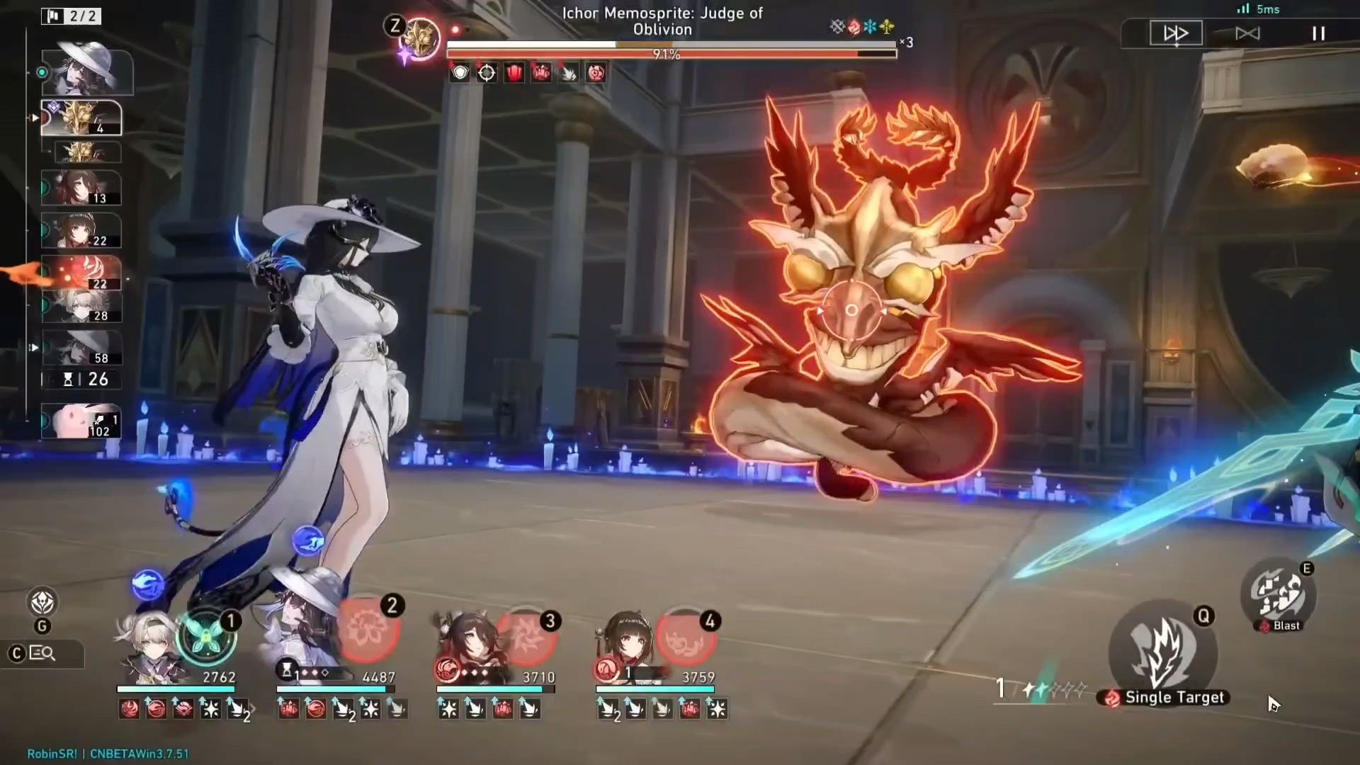 大丽花击破队全员0+0实战