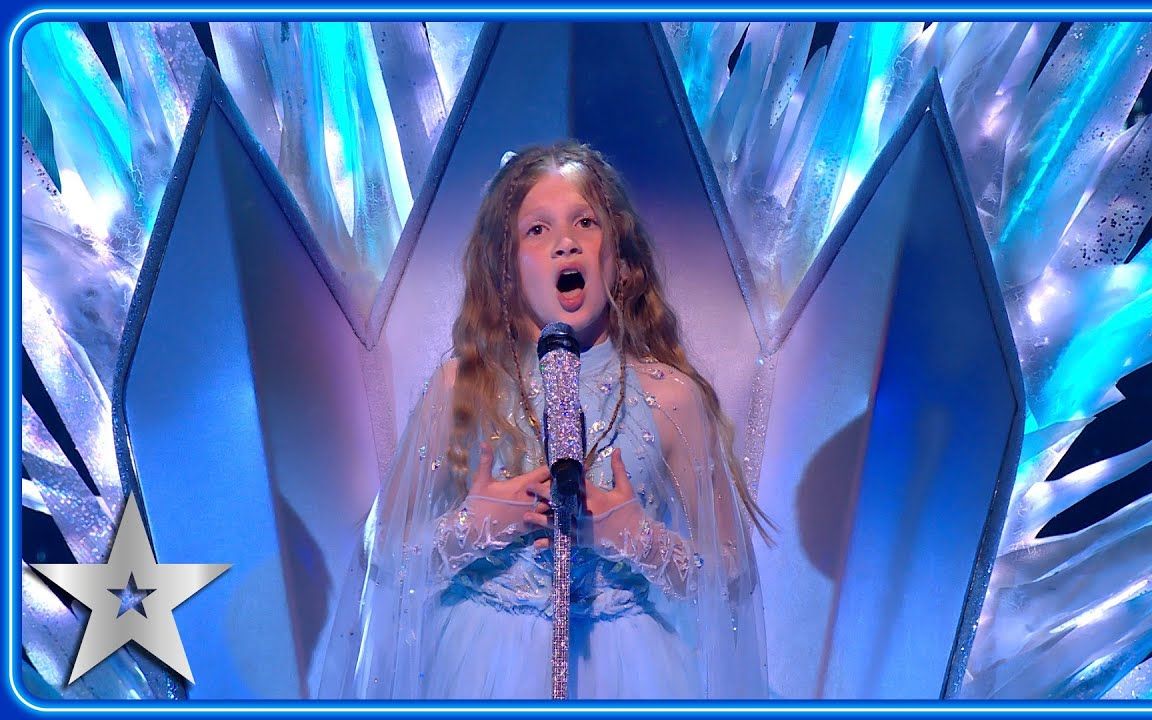 2023BGT决赛 11岁小女孩演唱《Let It Go》开口即是王炸！