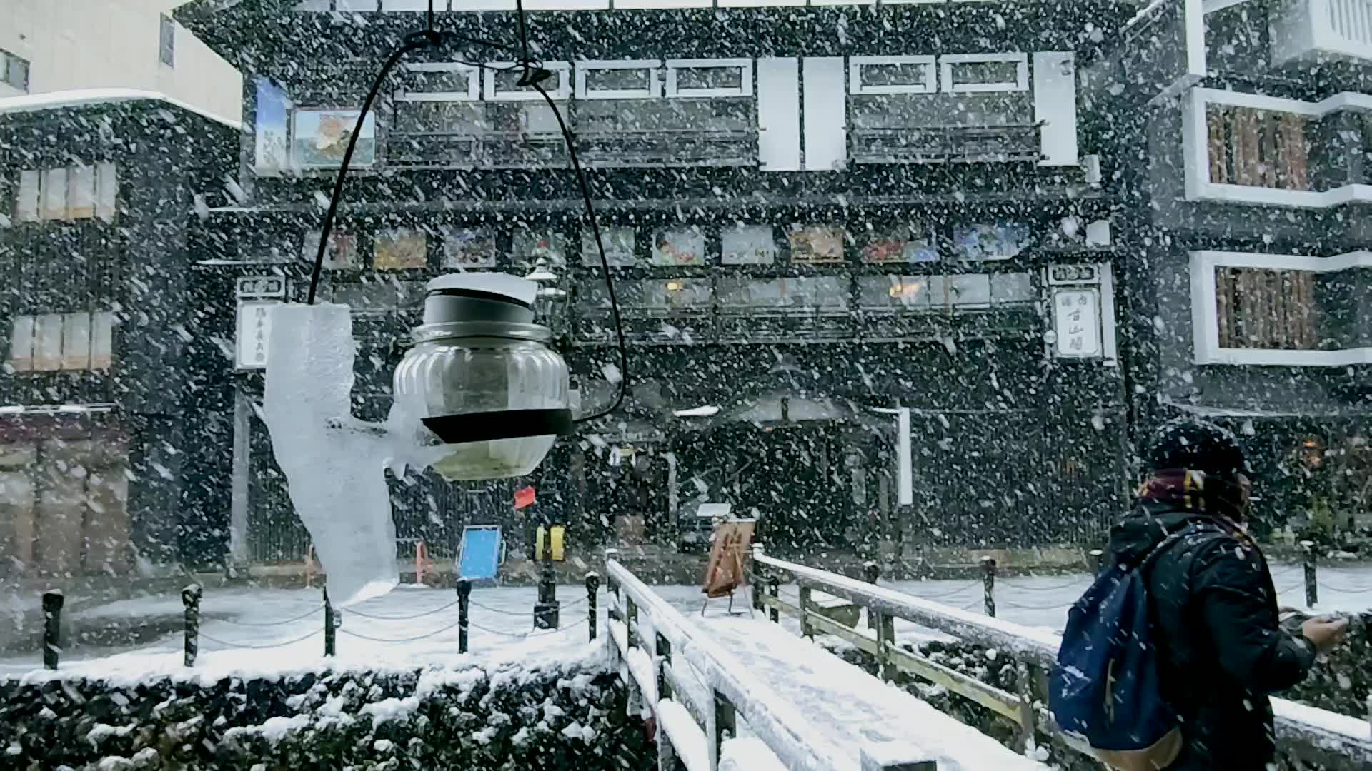 千与千寻圣地银山温泉雪景升格 哔哩哔哩 つロ干杯 Bilibili