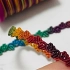 【手链编织】小叶子手链，简单编织出来的小美丽，学不会都困难，超级简单的手绳编织法