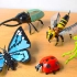 乐高 LEGO MOC作品 昆虫 蝴蝶 螳螂 瓢虫 蜜蜂 独角仙 拼搭指南