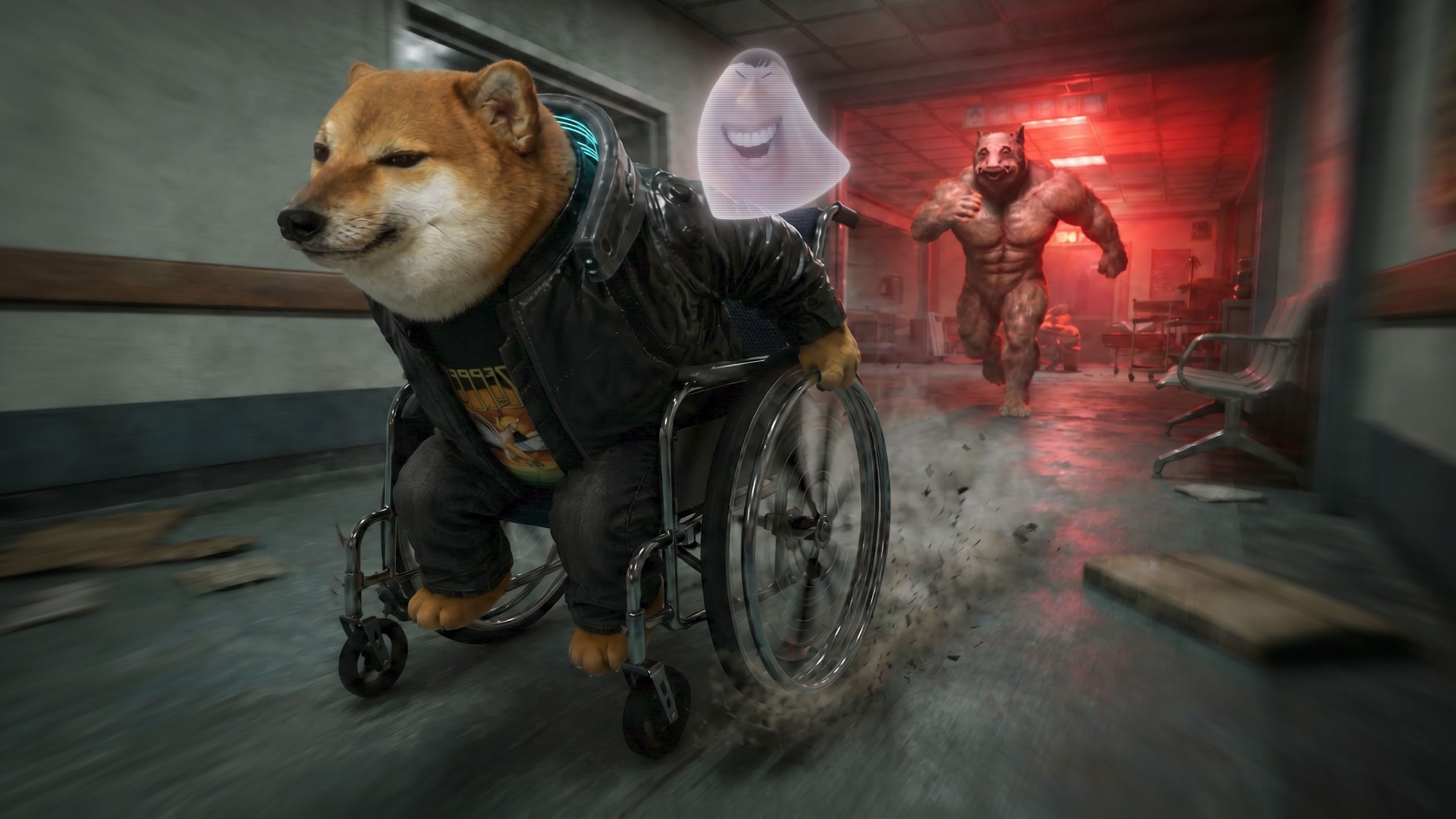 “冲刺！Cheems！冲!”