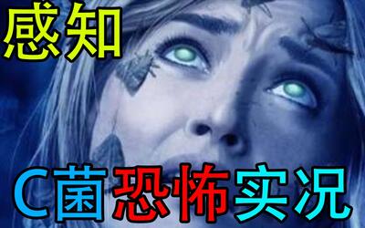 【C菌】盲人视角恐怖游戏! 一秒变怂!【Perce