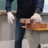 高中物理老师徒手劈砖